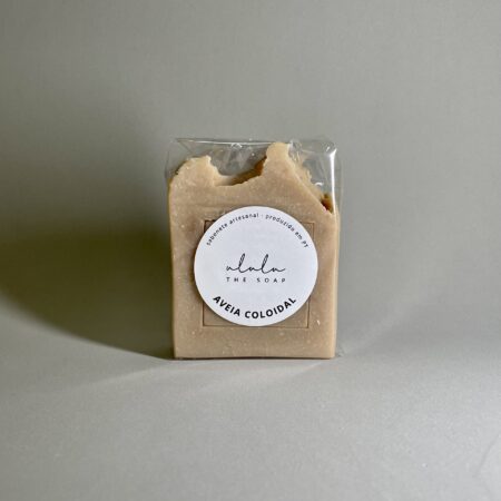 Embalagem minimalista do sabonete artesanal de aveia coloidal da ululu the soap